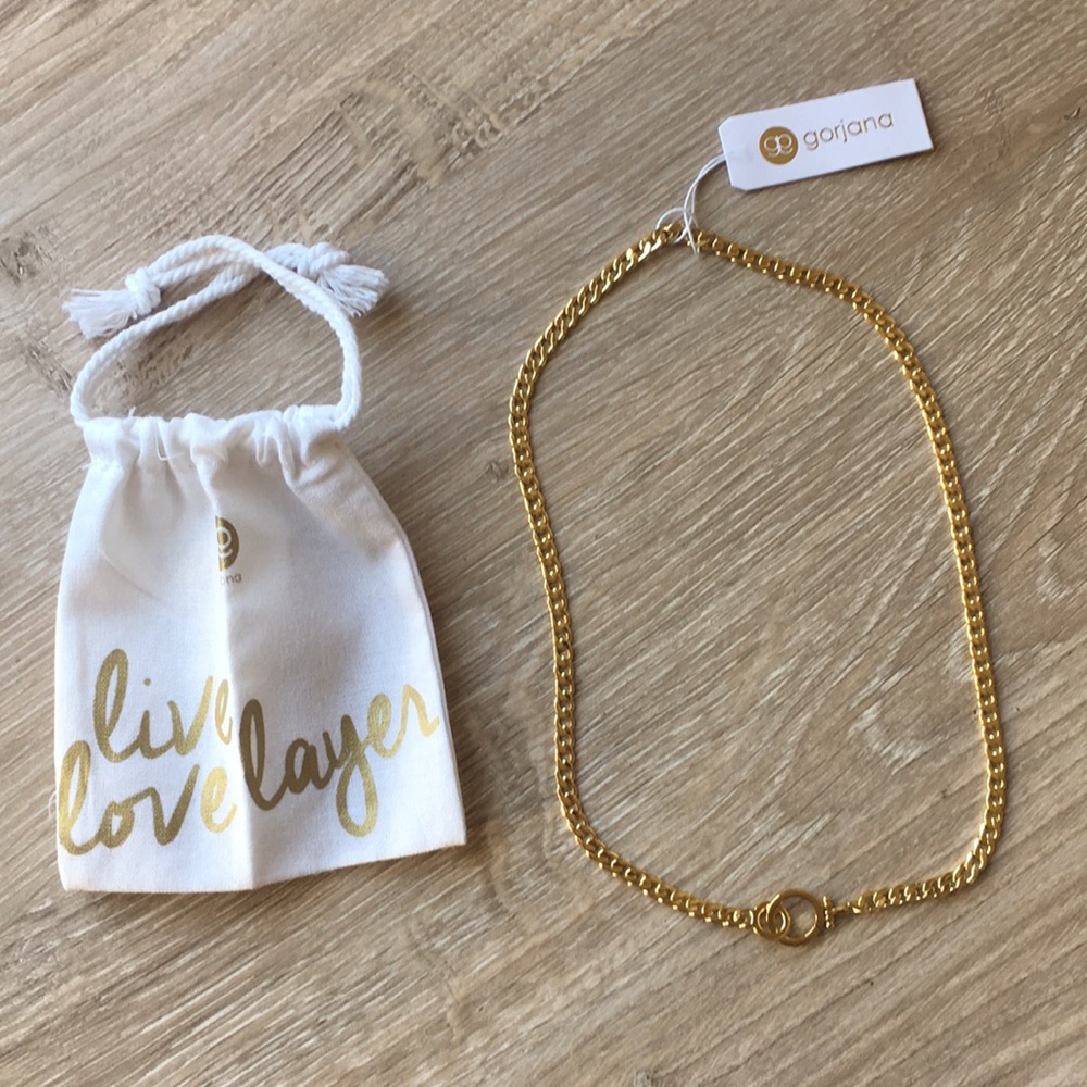 Gorjana NWT Wilder Necklace - Gold - Picture 11 of 13